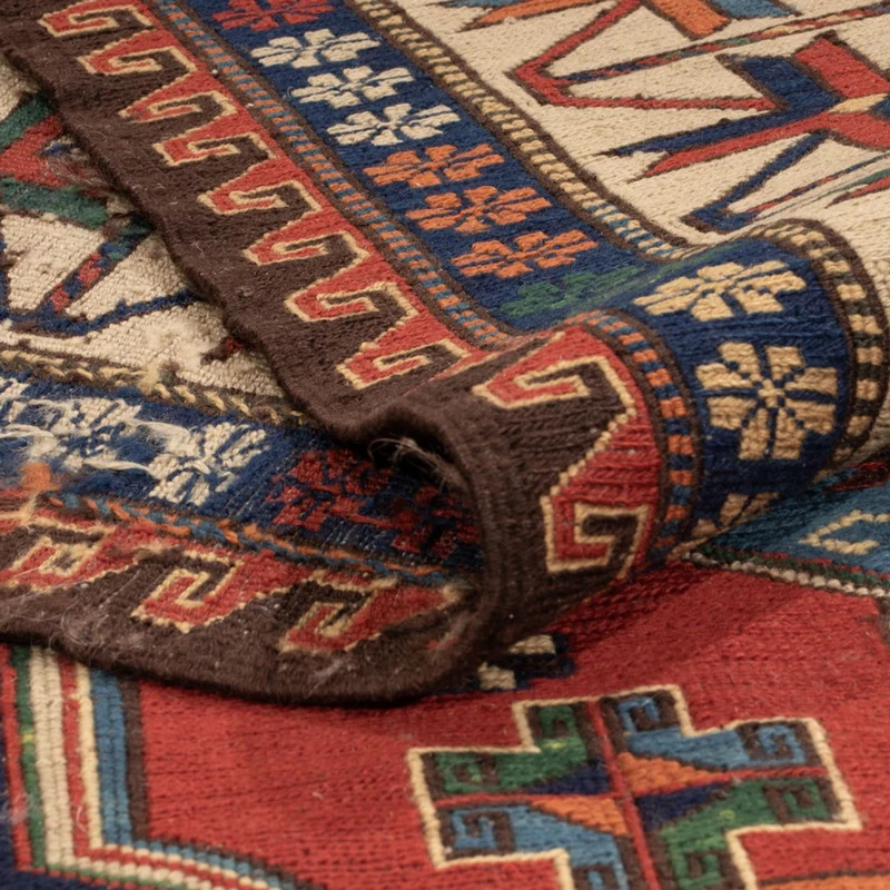 Kelim Afghan Teppich 203x281cm - rot