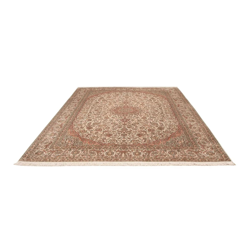 Kaschmir Seide Teppich 219x314cm - Orientteppich - beige