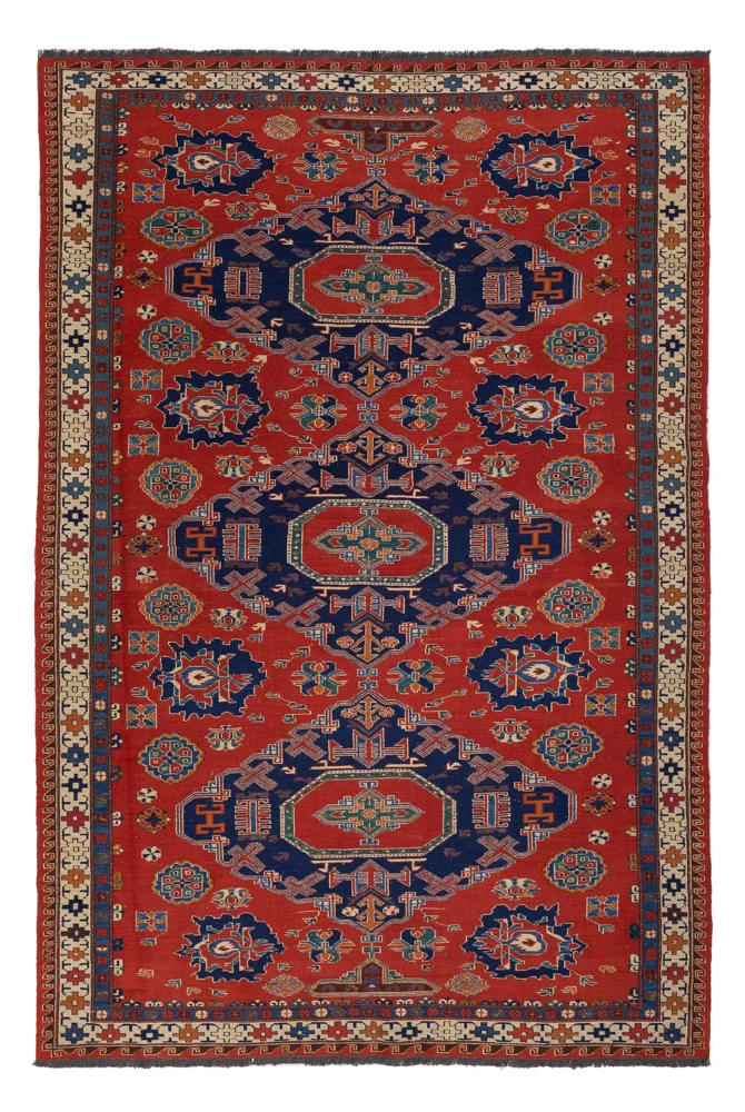 Kelim Afghan Teppich 178x263cm - rot