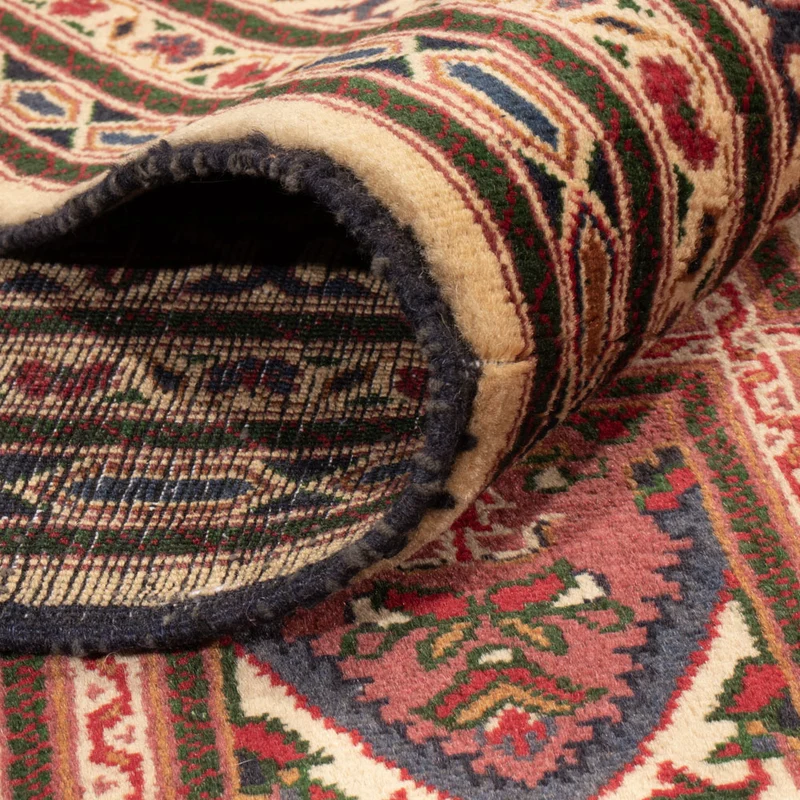 Afghan Teppich 240x339cm - Orientteppich - dunkelbeige