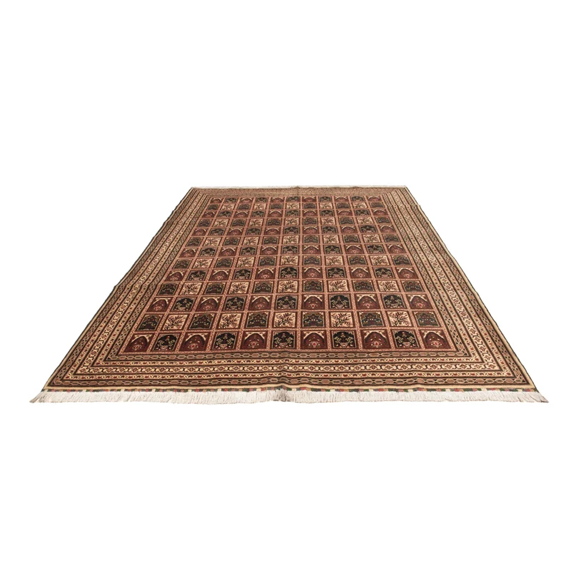 Afghan Teppich 240x339cm - Orientteppich - dunkelbeige