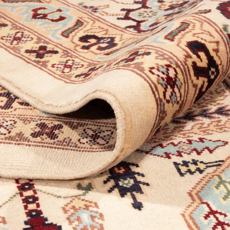 Afghan Teppich 250x346cm - Orientteppich - beige