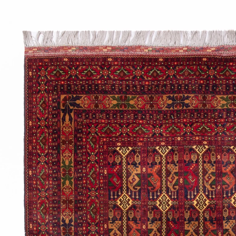 Afghan Teppich 254x353cm - Orientteppich - rost