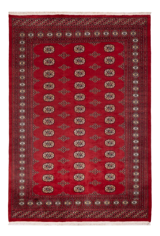 Pakistan Teppich 165x235cm - Orientteppich - rot