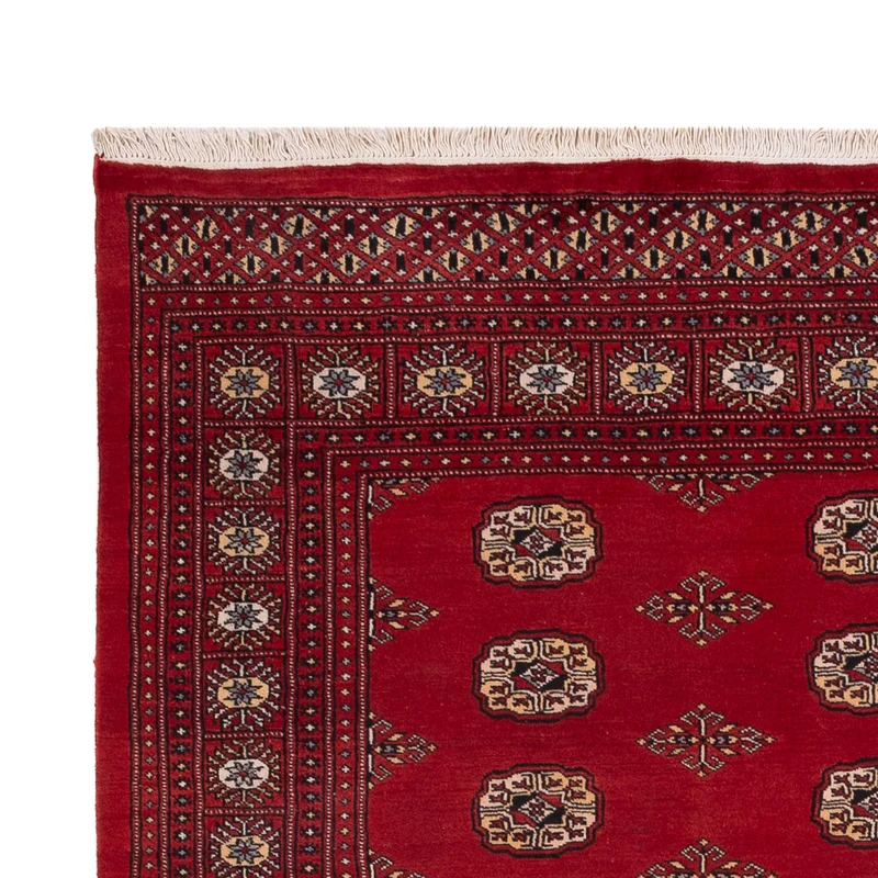 Pakistan Teppich 165x235cm - Orientteppich - rot