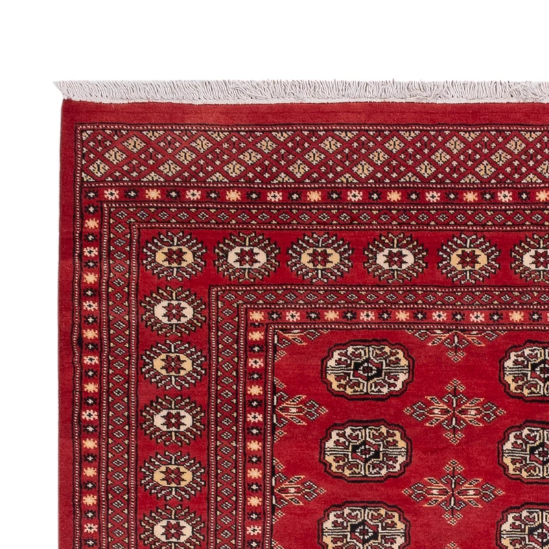 Pakistan Teppich 158x237cm - Orientteppich - rot