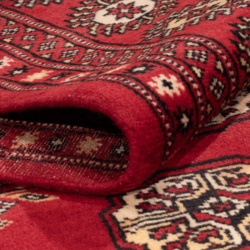 Pakistan Teppich 158x237cm - Orientteppich - rot
