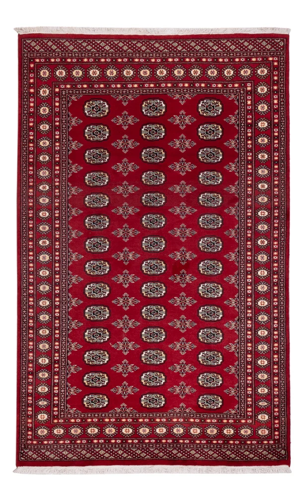 Pakistan Teppich 154x244cm - Orientteppich - rot