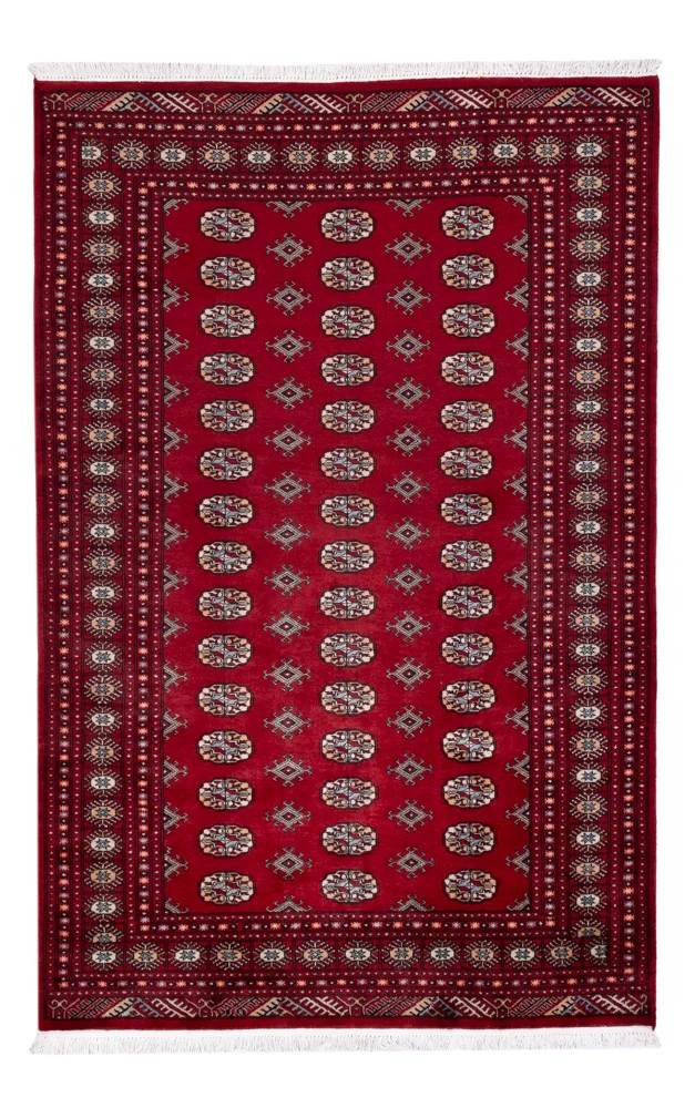 Pakistan Teppich 154x241cm - Orientteppich - rot