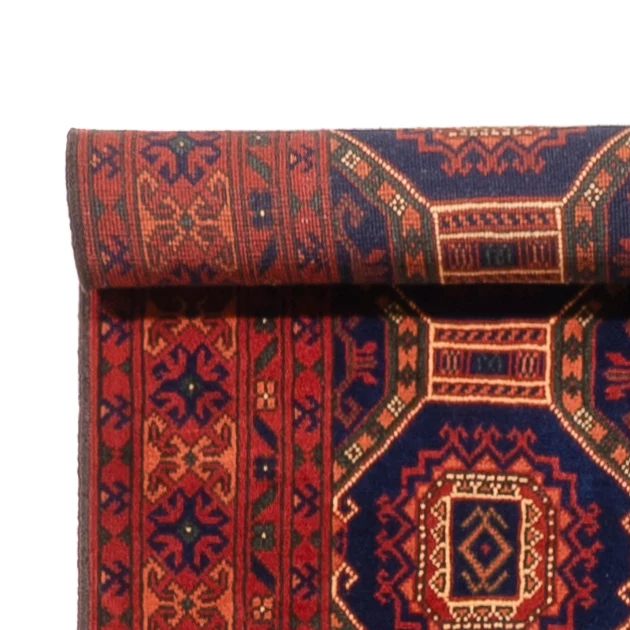 Afghan Teppich 86x409cm - Orientteppich - dunkelbeige