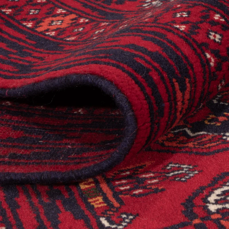 Buchara Teppich 133x189cm - Orientteppich - dunkelrot