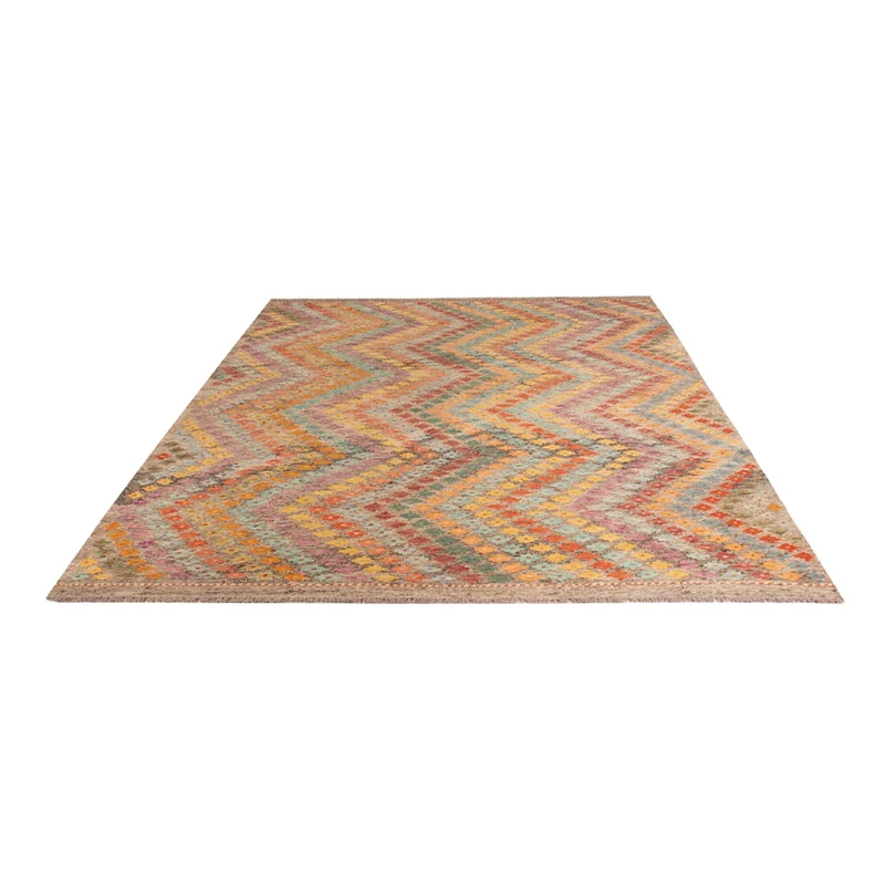 Kelim Maimene Teppich 206x298cm - mehrfarbig