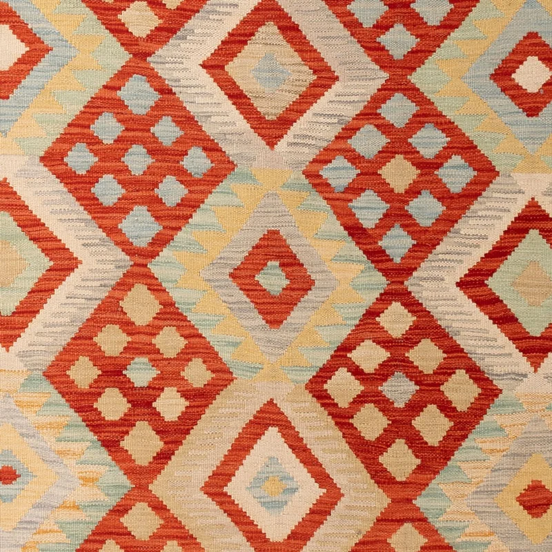 Kelim Maimene Teppich 209x294cm - mehrfarbig