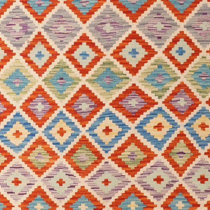 Kelim Maimene Teppich 208x298cm - mehrfarbig