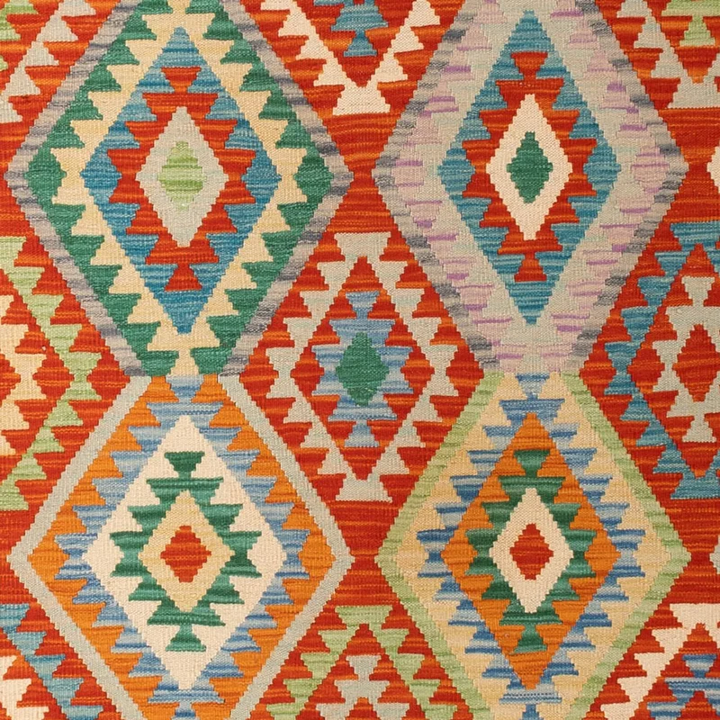 Kelim Maimene Teppich 207x295cm - mehrfarbig