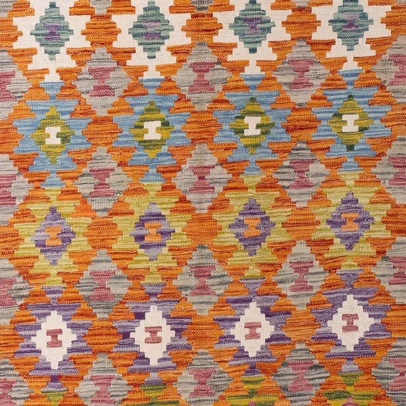 Kelim Maimene Teppich 206x298cm - mehrfarbig