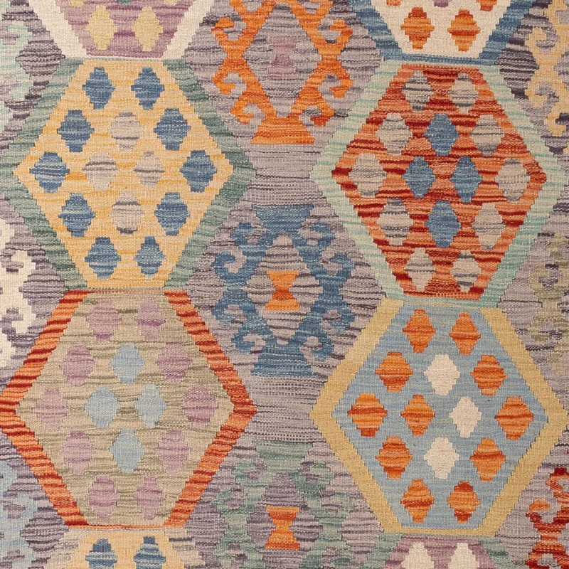 Kelim Maimene Teppich 205x296cm - mehrfarbig