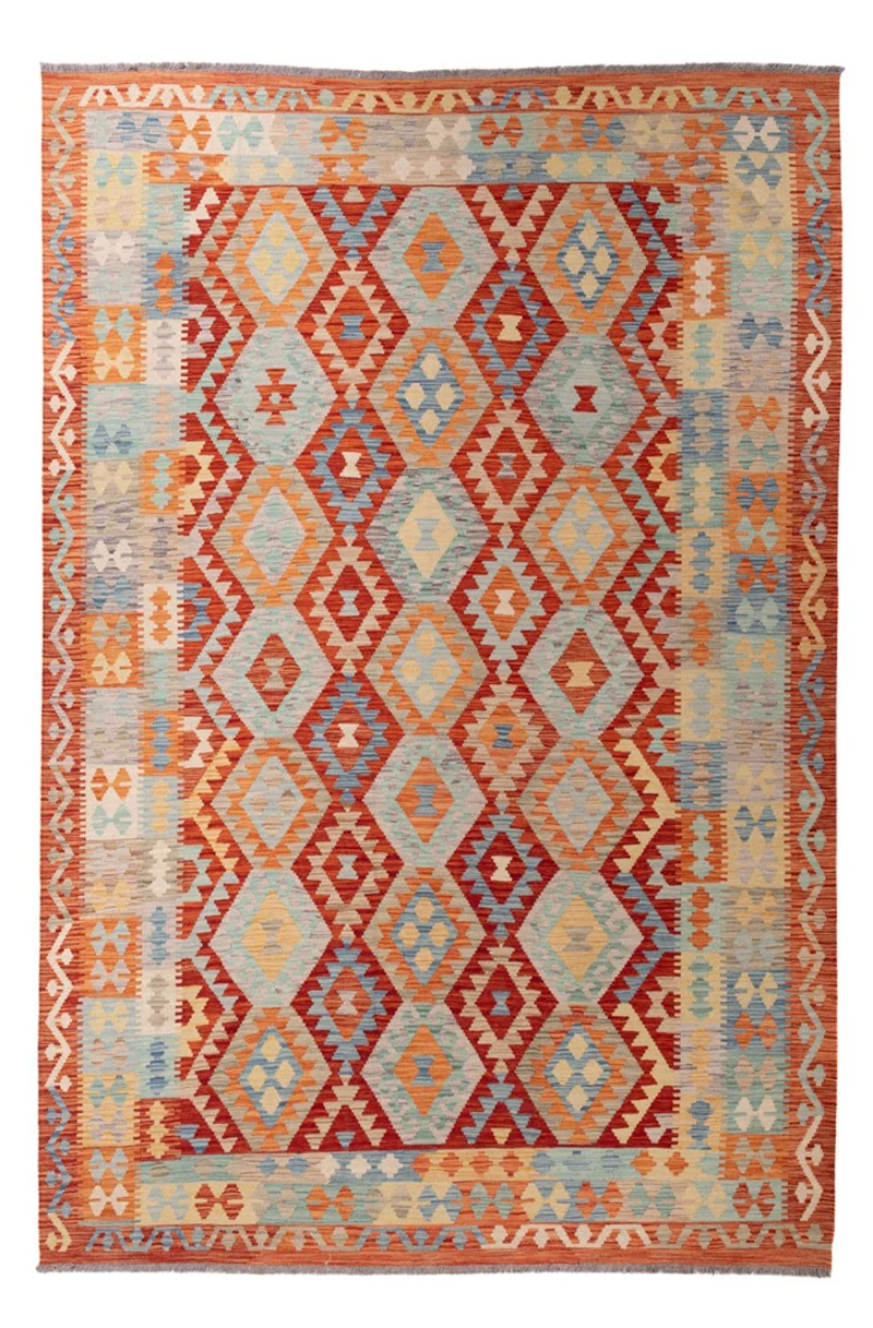 Kelim Maimene Teppich 203x298cm - mehrfarbig