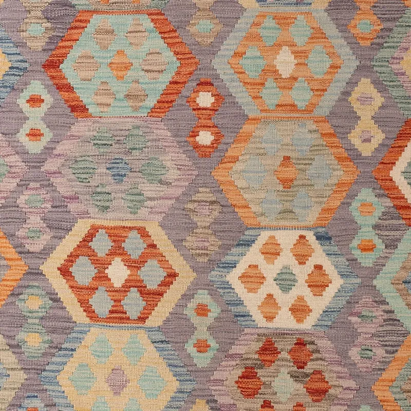 Kelim Maimene Teppich 205x296cm - mehrfarbig
