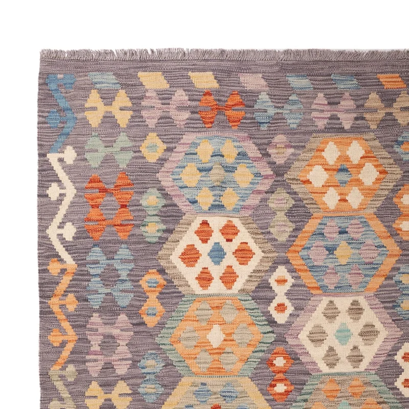 Kelim Maimene Teppich 205x296cm - mehrfarbig