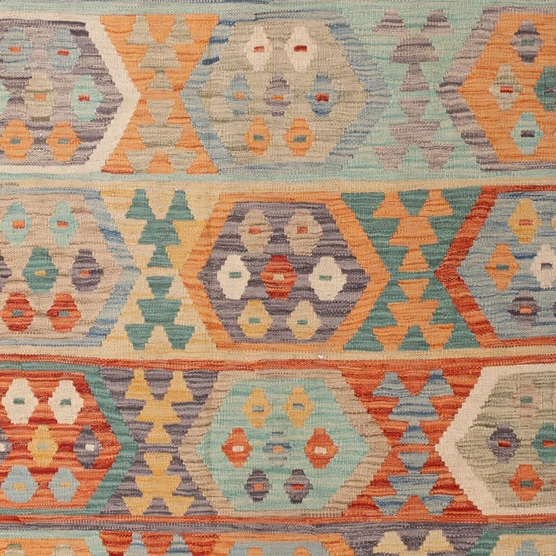 Kelim Maimene Teppich 203x300cm - mehrfarbig