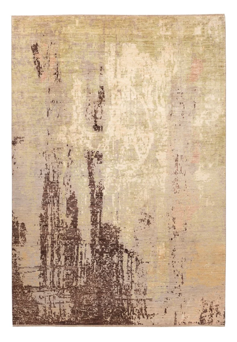 Designer Teppich 204x303cm - mehrfarbig
