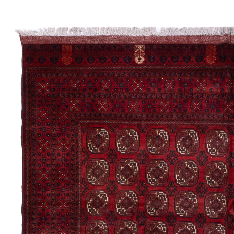 Buchara Teppich 252x334cm - Orientteppich - dunkelrot