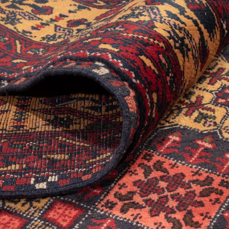 Afghan Teppich 240x333cm - Orientteppich - dunkelbeige