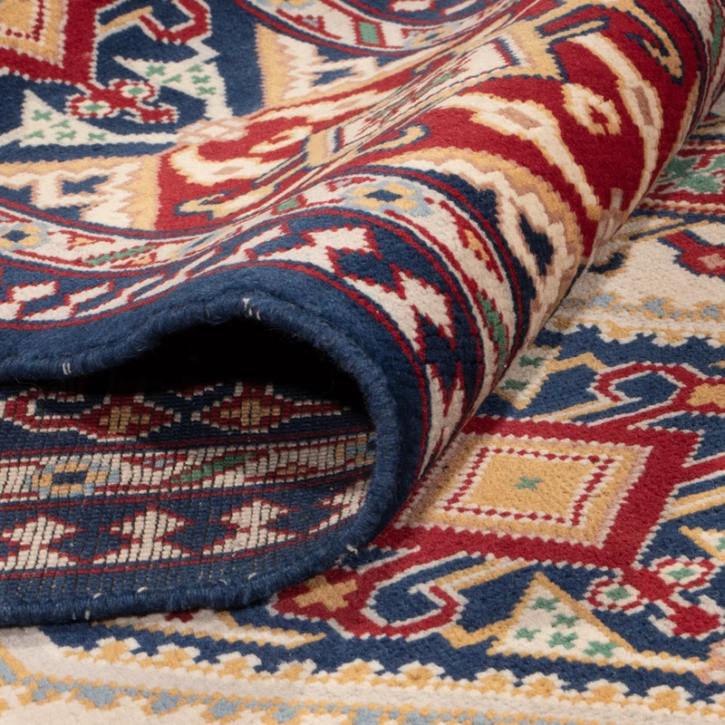 Afghan Teppich 250x355cm - Orientteppich - hellbeige