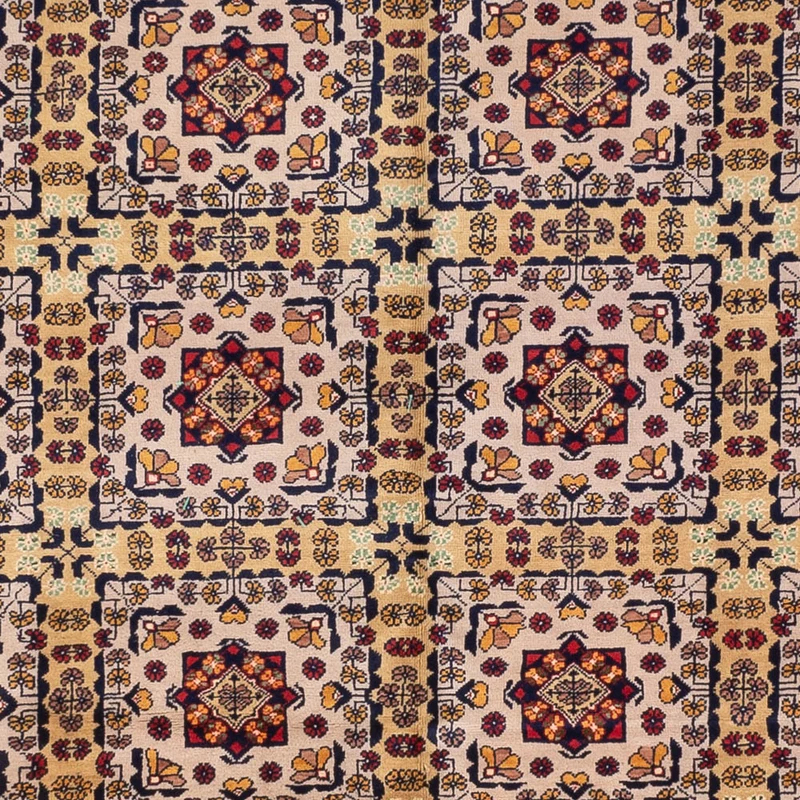Afghan Teppich 250x330cm - Orientteppich - dunkelbeige