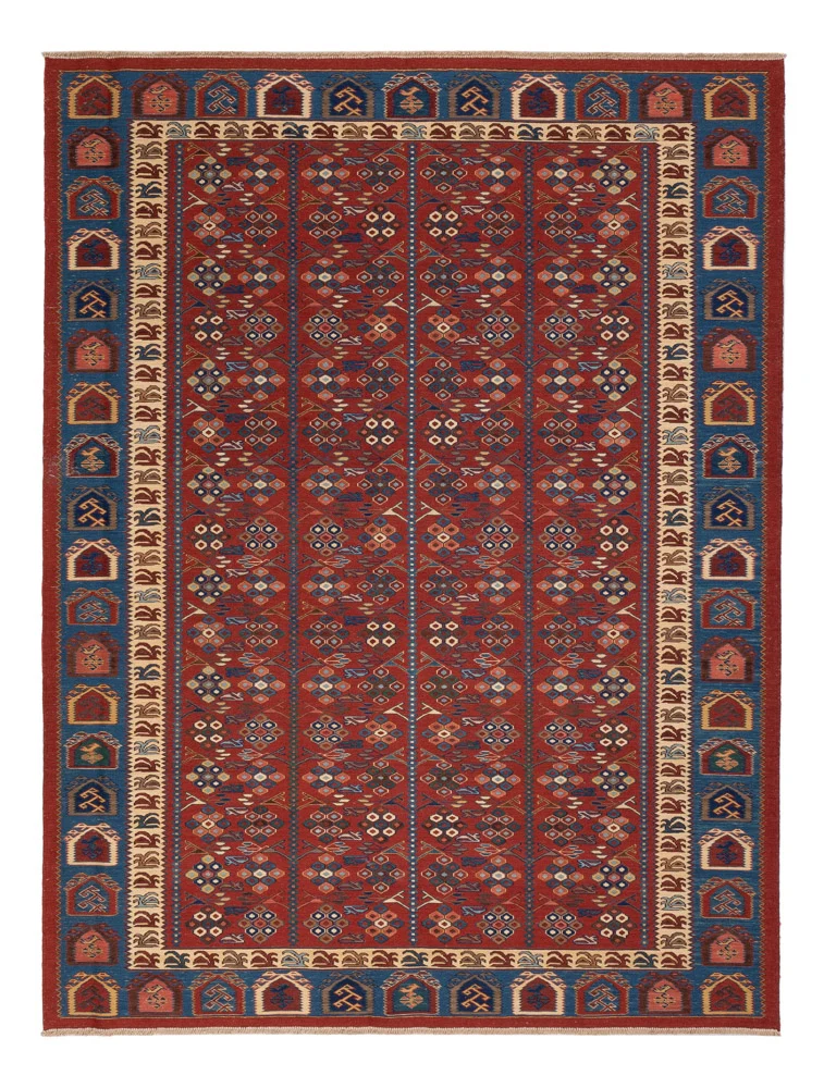 Kelim Afghan Teppich 175x229cm - rost