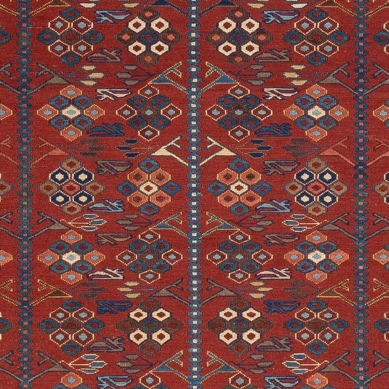 Kelim Afghan Teppich 175x229cm - rost