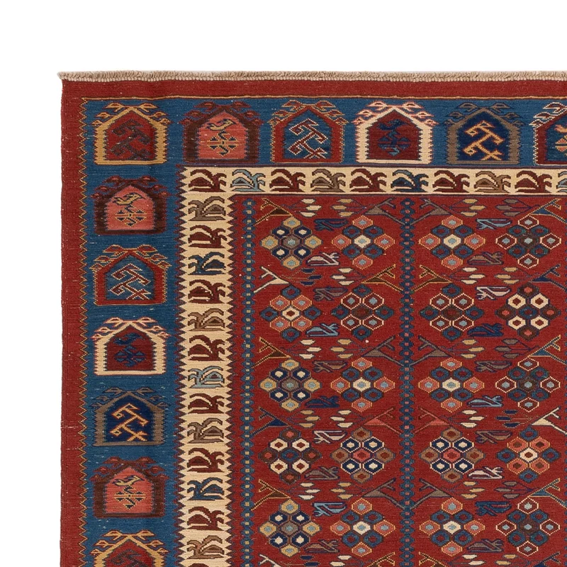 Kelim Afghan Teppich 175x229cm - rost