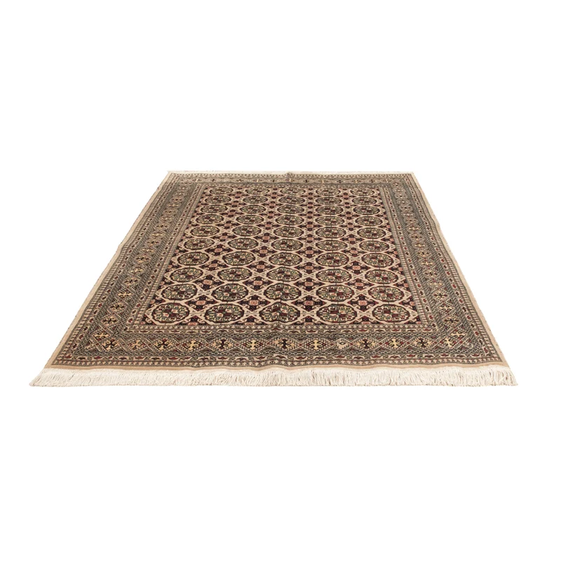 Afghan Teppich 151x194cm - Orientteppich - hellgrau