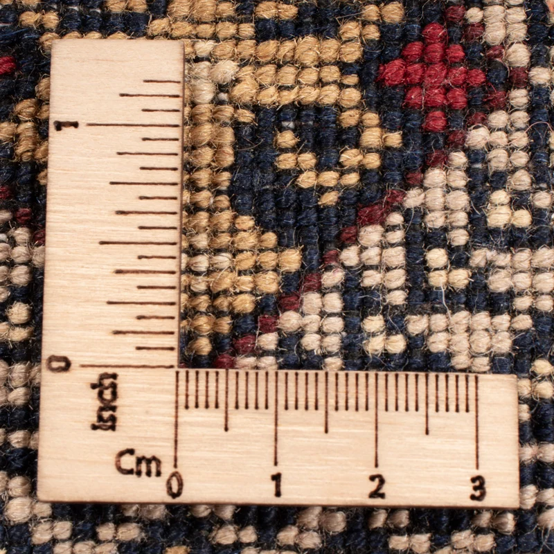 Afghan Teppich 151x194cm - Orientteppich - hellgrau