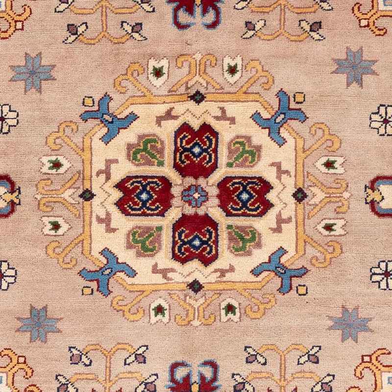 Afghan Teppich 150x200cm - Orientteppich - beige