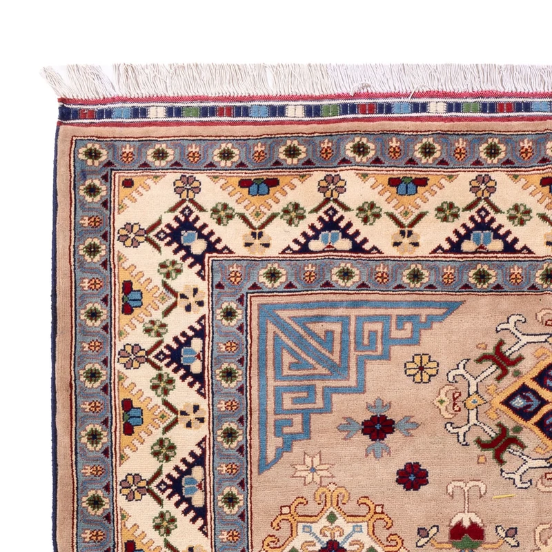 Afghan Teppich 150x200cm - Orientteppich - beige