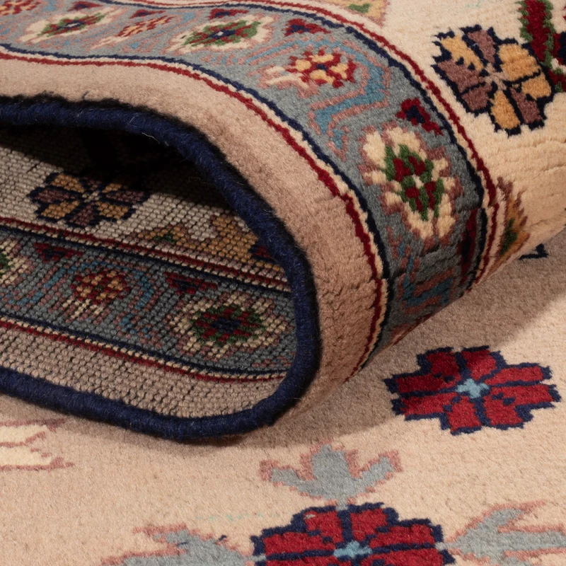 Afghan Teppich 150x200cm - Orientteppich - beige