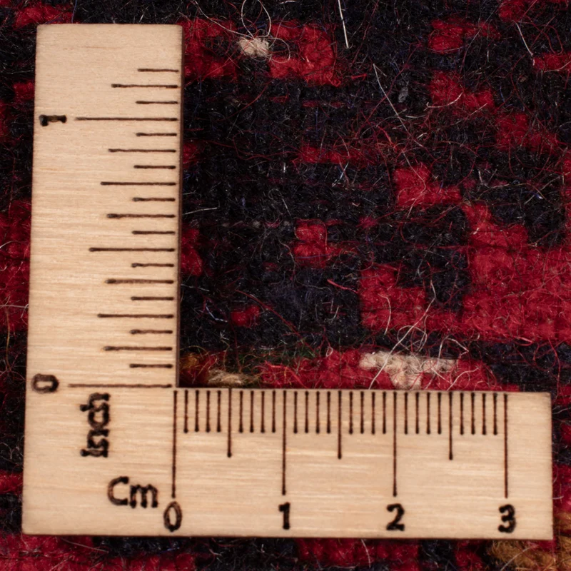 Buchara Teppich 132x209cm - Orientteppich - dunkelrot
