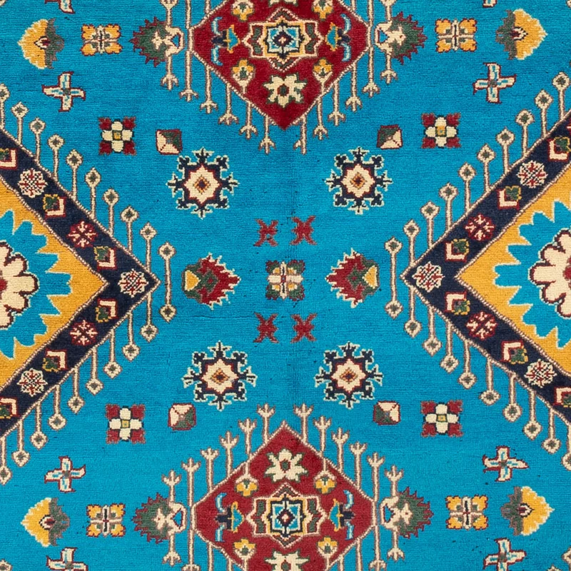 Afghan Teppich 150x195cm - Orientteppich - blau