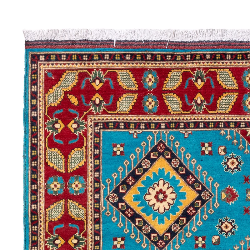 Afghan Teppich 150x195cm - Orientteppich - blau