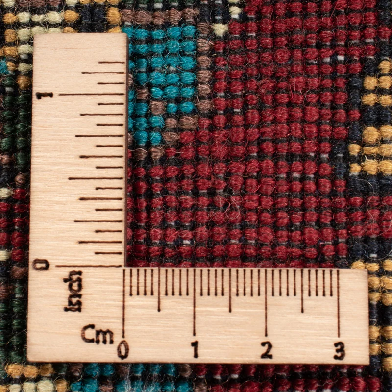 Afghan Teppich 150x195cm - Orientteppich - blau