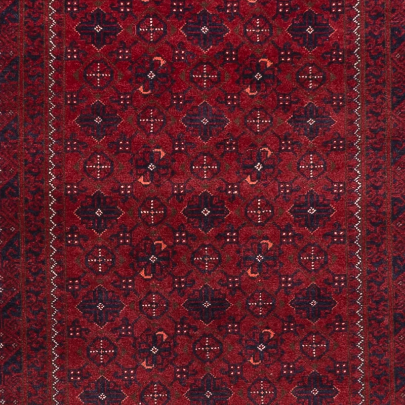 Afghan Teppich 84x384cm - Orientteppich - rot