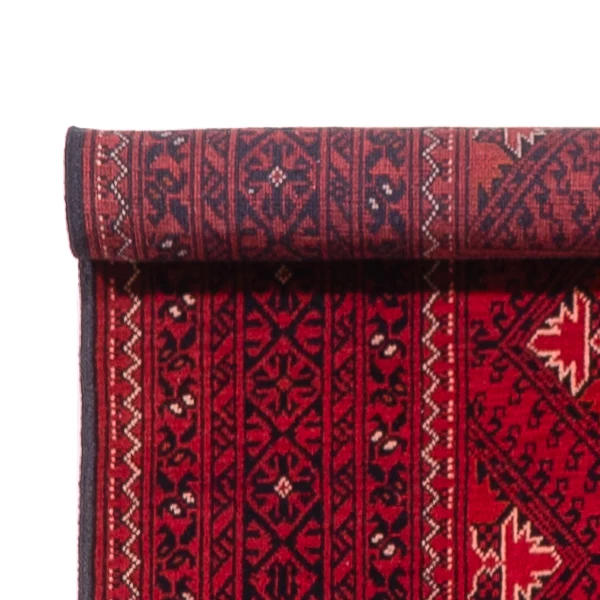 Afghan Teppich 77x388cm - Orientteppich - rot