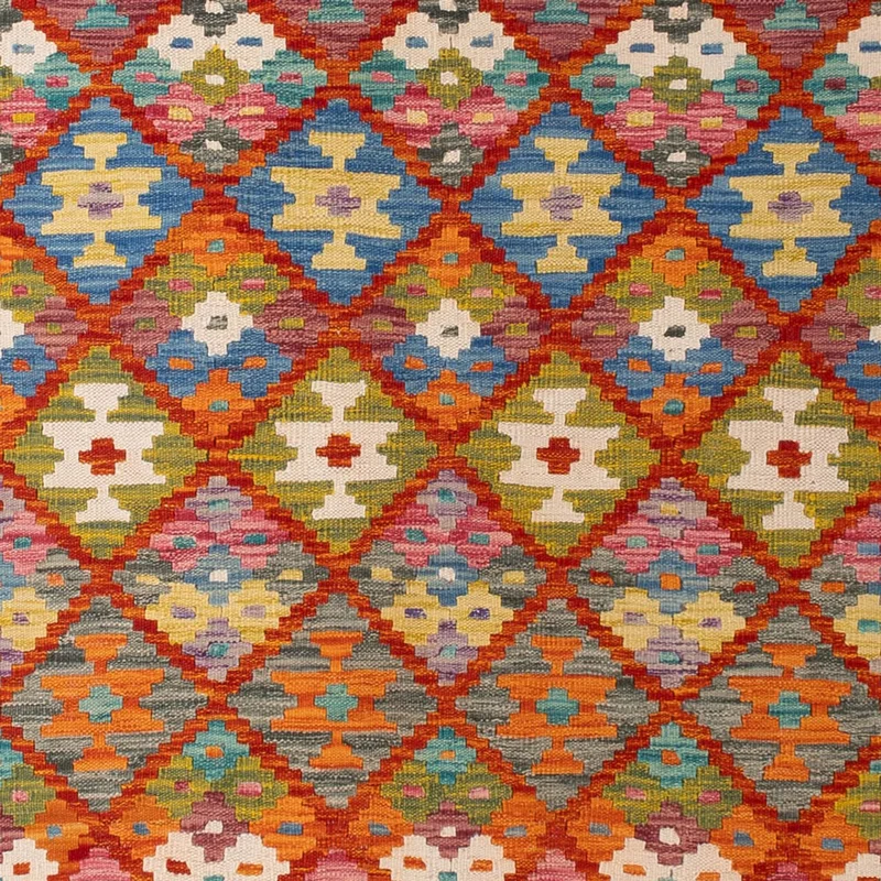 Kelim Maimene Teppich 210x293cm - mehrfarbig