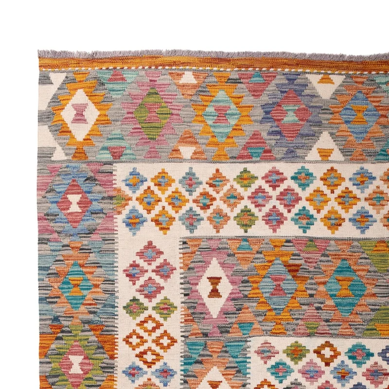 Kelim Maimene Teppich 203x301cm - mehrfarbig