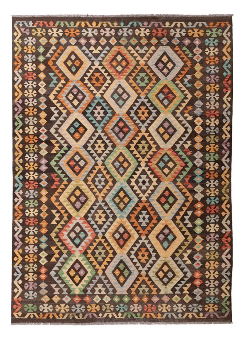 Kelim Maimene Teppich 205x289cm - mehrfarbig