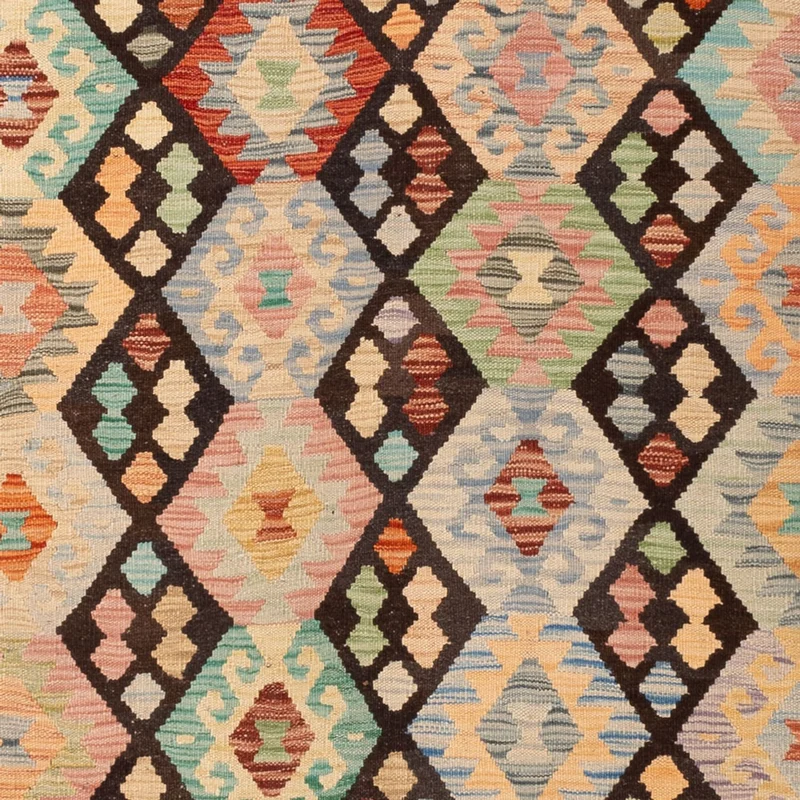 Kelim Maimene Teppich 198x299cm - mehrfarbig