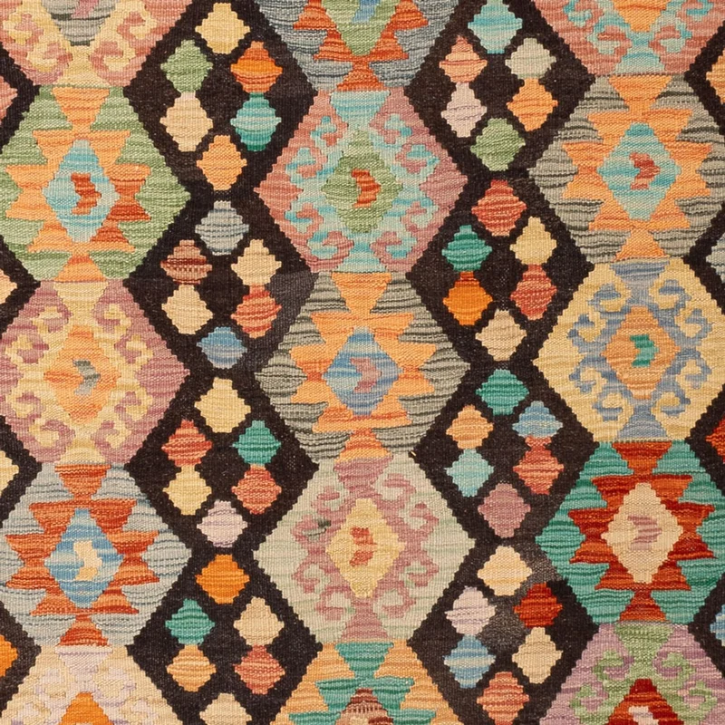 Kelim Maimene Teppich 197x300cm - mehrfarbig