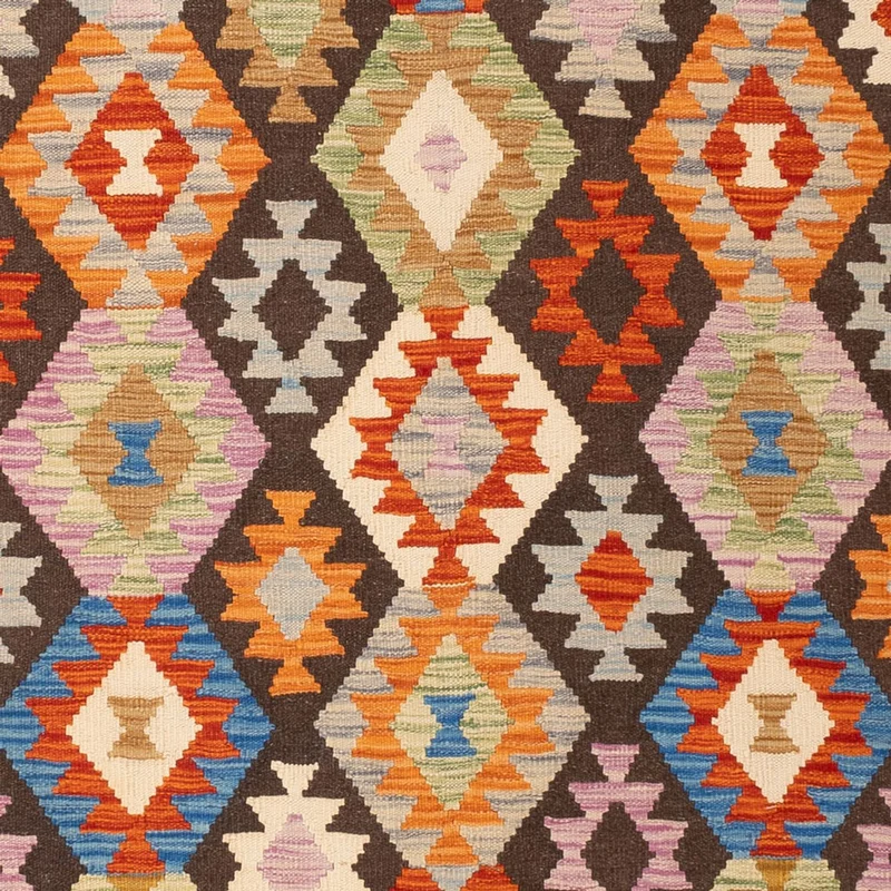 Kelim Maimene Teppich 204x290cm - mehrfarbig